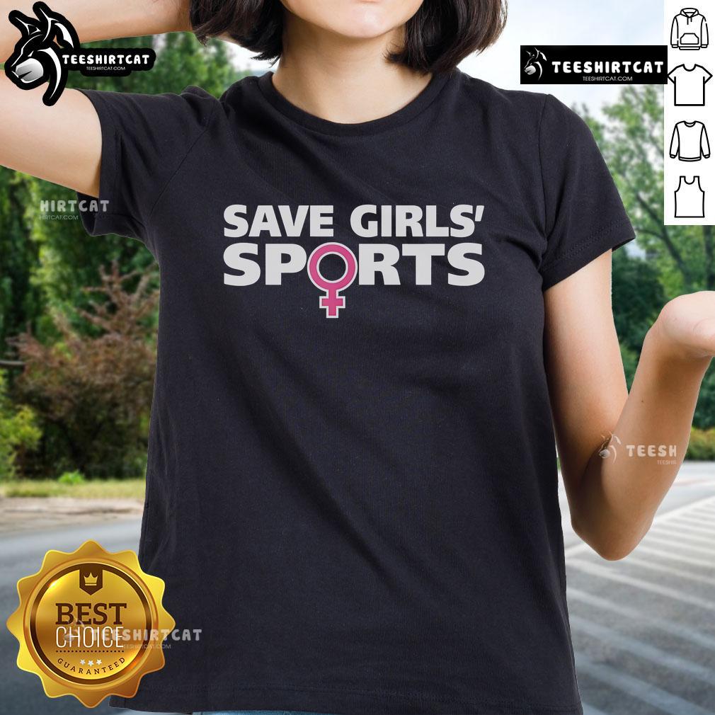 Premium Save Girls Sports Ladies Tee featuring a stylish design perfect for active girls and women.