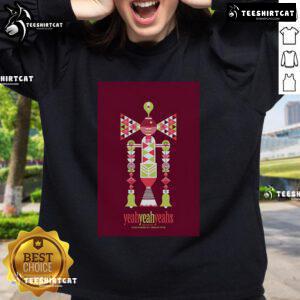 Premium Yeah Yeah Yeahs Mexico CDMX Jun 30 2025 sweatshirt featuring vibrant design and bold band logo.