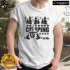 Pretty Camping Life Premium T-Shirt featuring a stylish design perfect for outdoor enthusiasts and camping lovers.