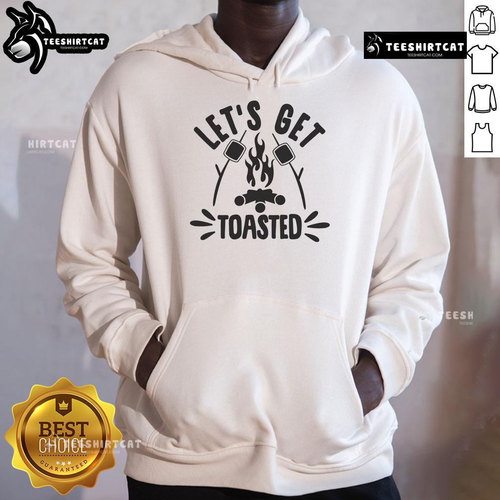 Cozy Pretty Let's Get Toasted hoodie in soft fabric, perfect for stylish fall fashion and casual outings.