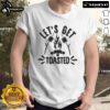 Pretty Let's Get Toasted T-Shirt featuring a fun graphic design perfect for casual outings and summer gatherings.