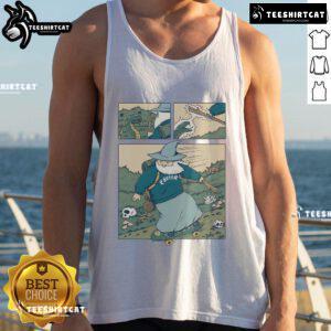 Stylish pretty snakeboarding wizard tank top featuring vibrant graphics and a comfortable fit, perfect for summer adventures.