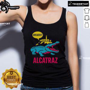 Top Alligator Alcatraz Hot Breakout Tank Top featuring a bold alligator graphic and stylish design for summer wear.