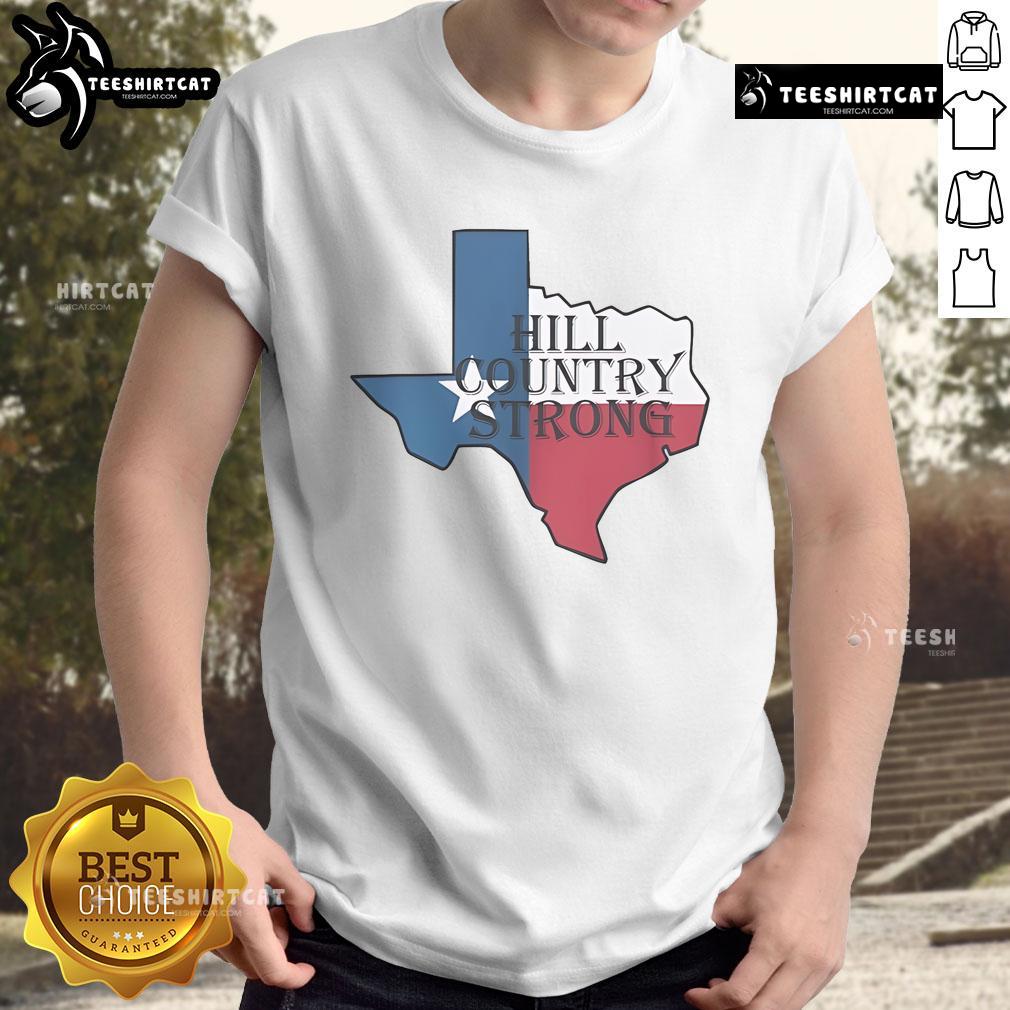 Top Brett Lee Hill Country Strong T-Shirt featuring a bold design, perfect for fans of country music and outdoor adventures.