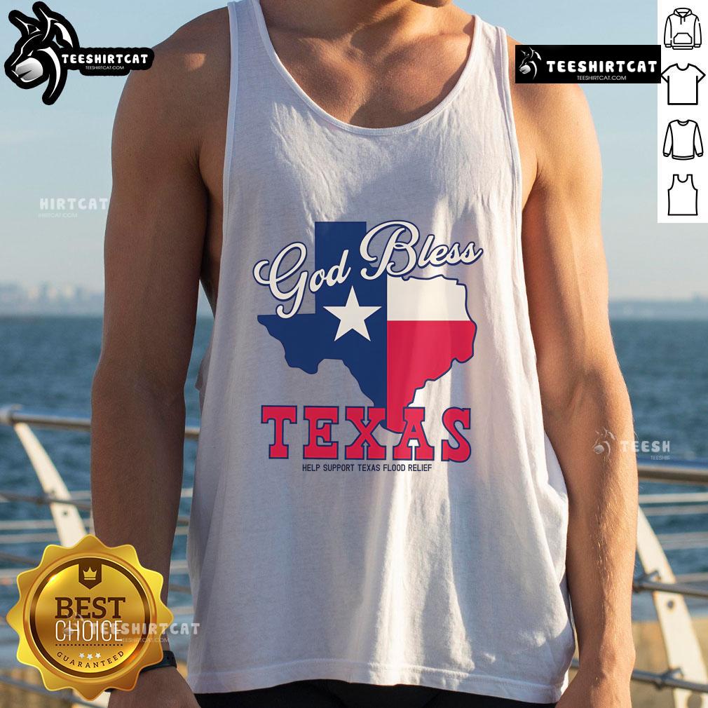 Stylish Top God Bless Texas Tank Top featuring bold graphics and a comfortable fit, perfect for Texas pride and summer wear.