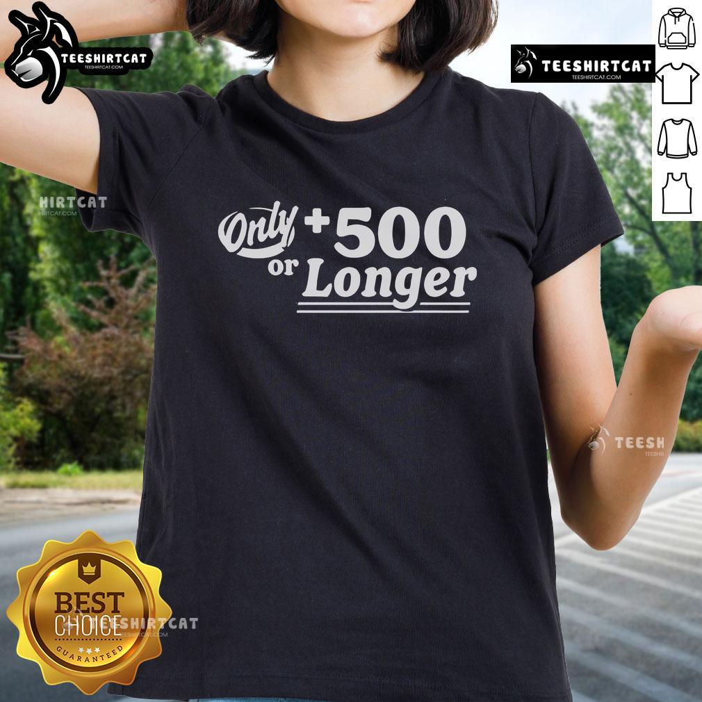Stylish top-only 500 or longer ladies tee in vibrant colors, perfect for casual wear and summer outings.