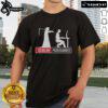 Funny deadline programmer grim reaper stands behind coder at desk, perfect for tech enthusiasts t-shirt design.
