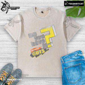 Funny Nickelodeon Guts washed t-shirt featuring a quirky 'Do You Have It?' question mark design.