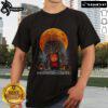 Funny Halloween Game of Thrones parody t-shirt featuring Iron Throne, pumpkin, skull, and bear design.