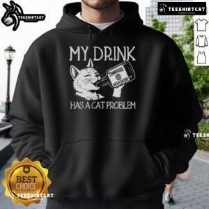 Alt Text: Funny Tennessee Whisker hoodie featuring a playful cat design, perfect for cat lovers and cozy casual wear.