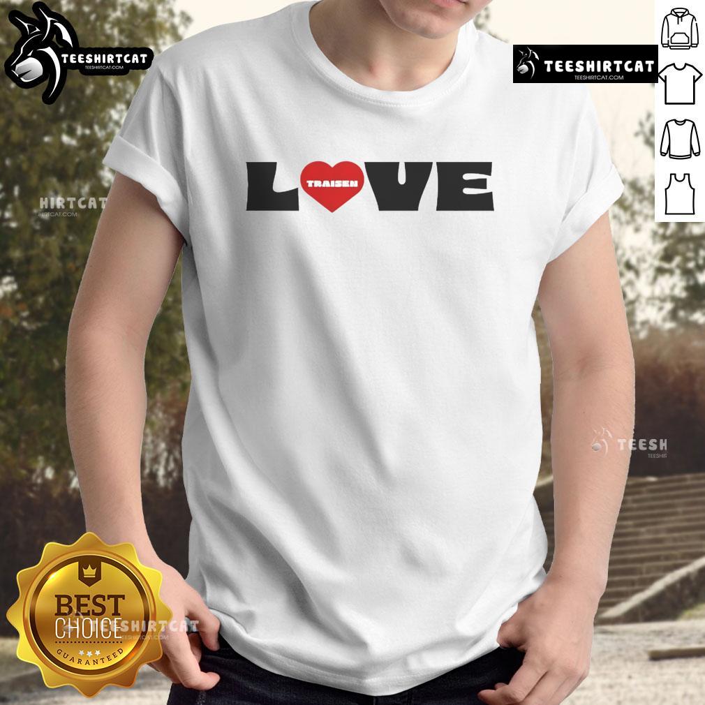 Good Frequency Festival I Love Traisen T-Shirt featuring vibrant design and logo, perfect for festival enthusiasts.