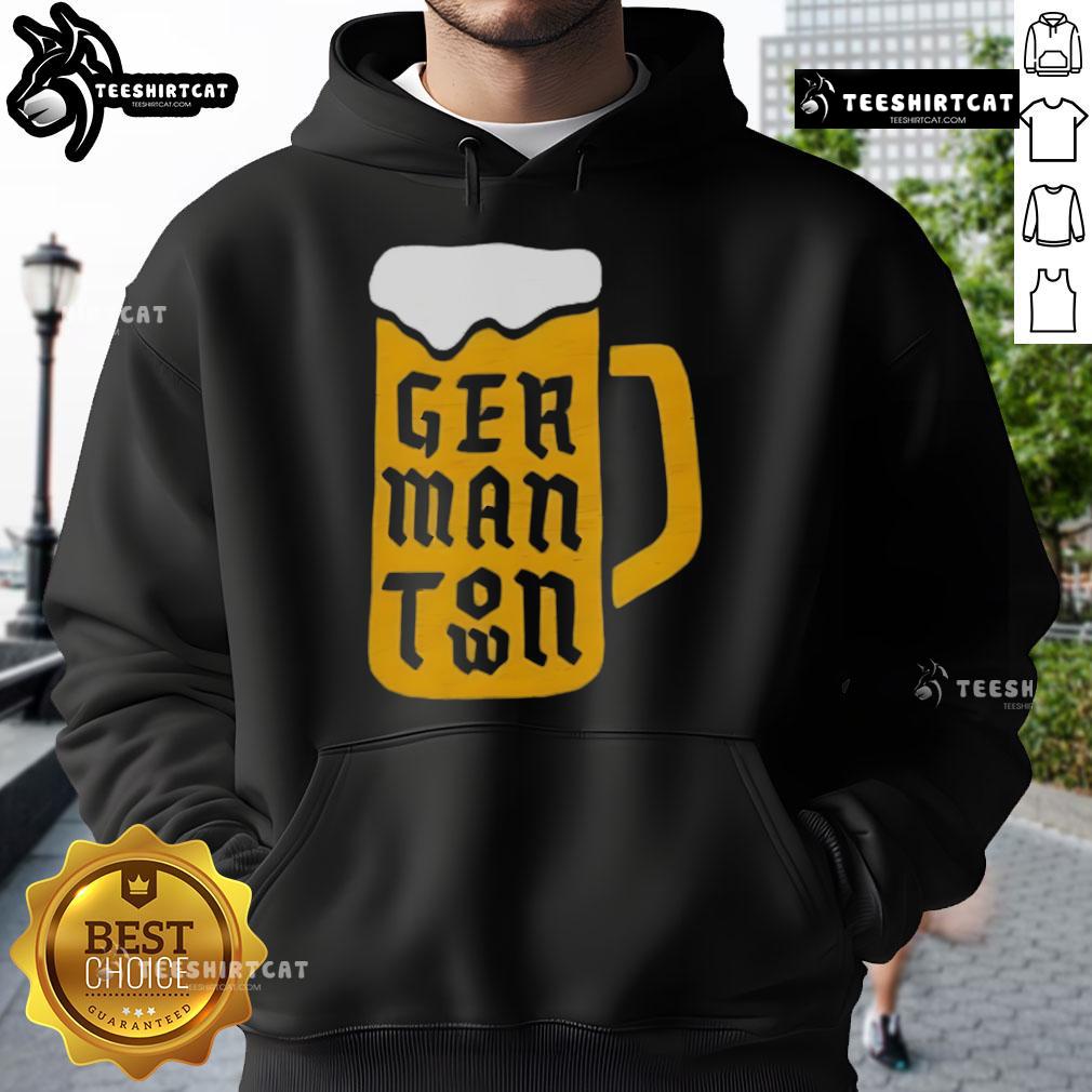 Good The Germantown Beer Hoodie featuring a stylish design, perfect for beer enthusiasts and fans of Germantown.