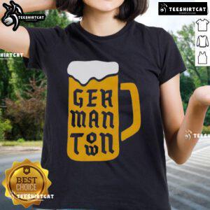 Good The Germantown Beer Ladies Tee featuring a stylish design perfect for beer enthusiasts and casual wear.