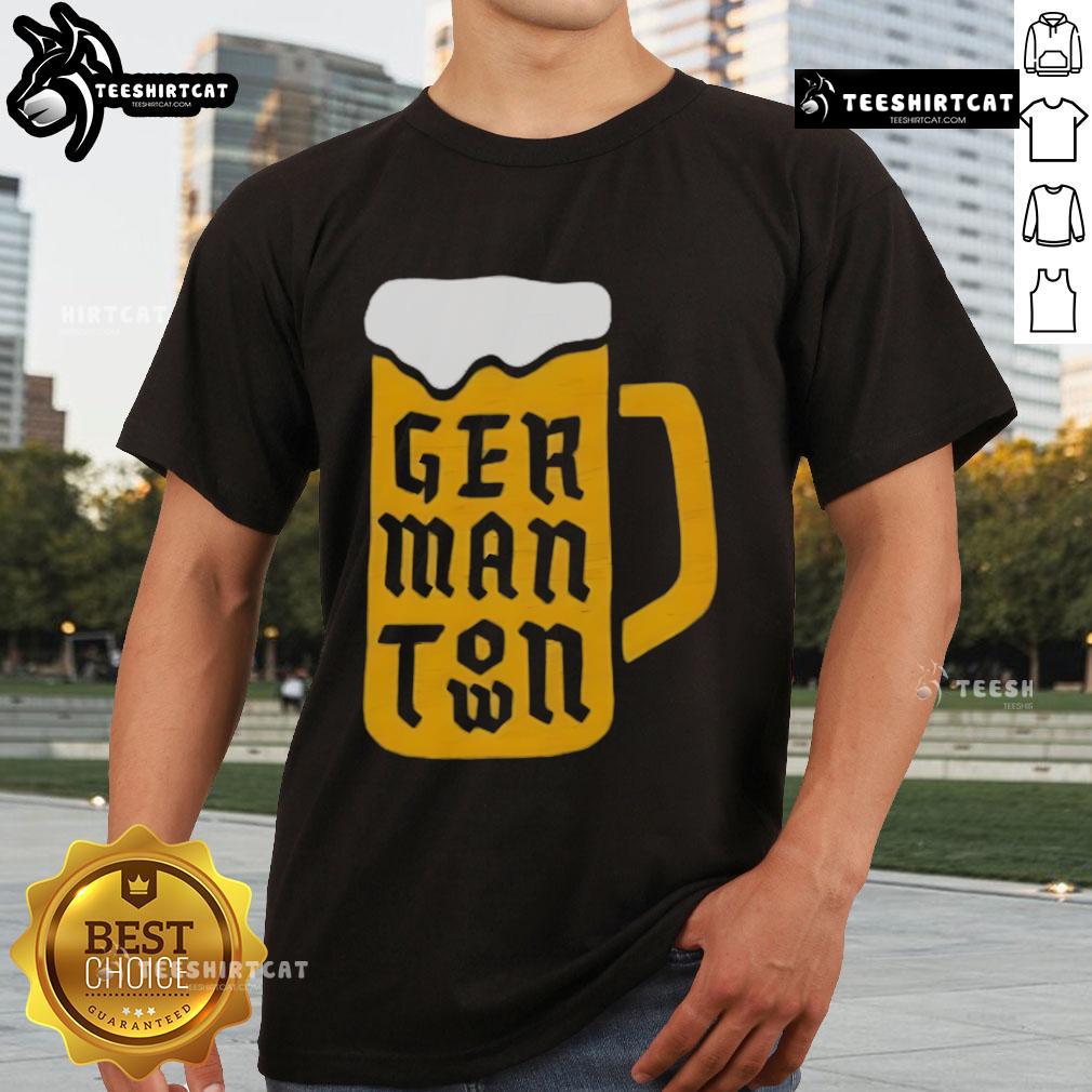 Good The Germantown Beer T-Shirt featuring a stylish design perfect for craft beer enthusiasts.
