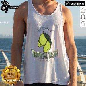 Good Tropical Taste Mango Fruit vintage tank top featuring a vibrant mango graphic perfect for summer style.