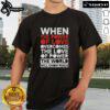 Good When The Power Of Love Overcomes The Love Of Power T-Shirt design promoting peace and love in the world.