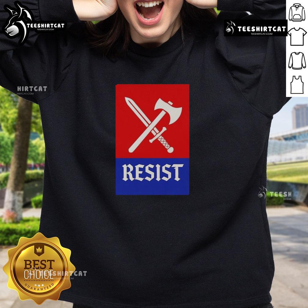 Alt Text: Young Queen of Scots sweatshirt by Mayah Sommers, featuring a stylish design with bold colors and a comfortable fit.