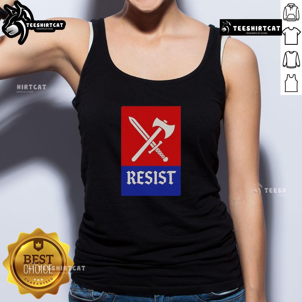 Alt Text: Young Queen of Scots tank top by Mayah Sommers featuring a stylish design, perfect for fashion-forward fans.