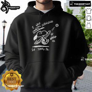 Nice Snoopy I Was Swinging In York hoodie featuring a playful Snoopy graphic in vibrant colors.