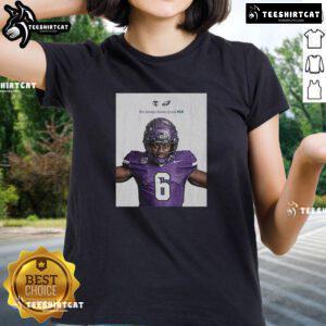 Tarleton State Football ladies tee featuring 'We Always Knew You'd Fly' design, perfect for fans and supporters.
