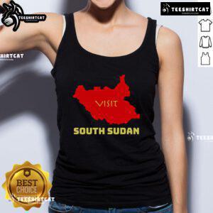Stylish South Sudan tank top featuring vibrant colors and unique design, perfect for summer outings and cultural pride.
