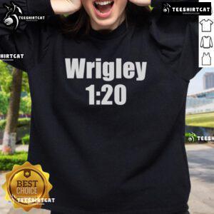 Alt Text: Cozy Nice Wrigley 1/20 sweatshirt featuring a stylish design, perfect for casual outings and chilly days.