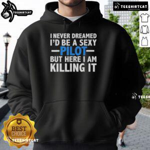 Alt Text: Official 90-Day Hunt For Love hoodie featuring a stylish pilot design, showcasing confidence and humor.