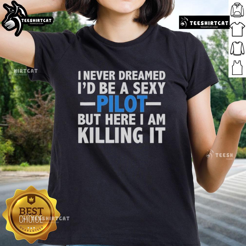 90 Day Hunt for Love sexy pilot ladies tee featuring bold graphics and a stylish fit, perfect for fans of the show.
