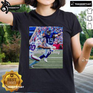 Official Almost Friday Jameis Heisman Ladies Tee featuring a stylish design celebrating Jameis Winston's Heisman win.