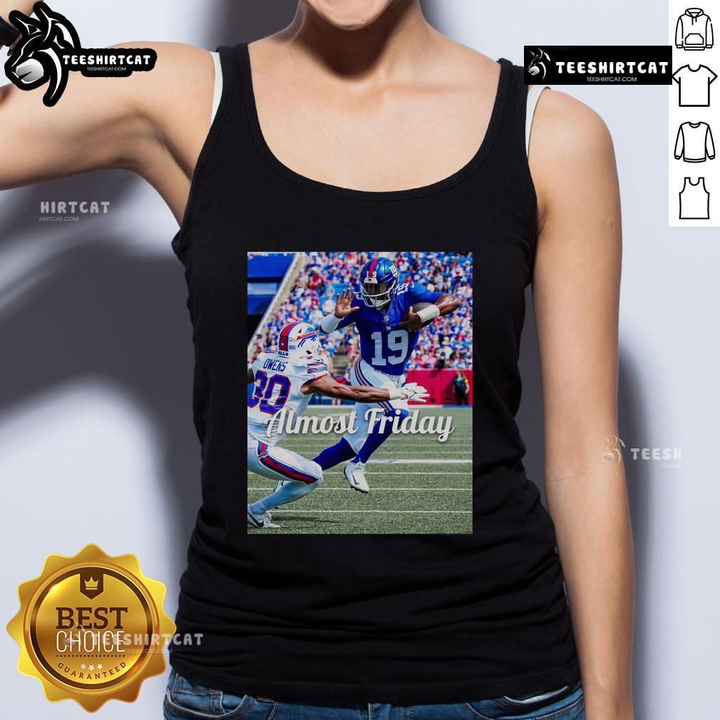 Official Almost Friday Jameis Heisman tank top featuring bold graphics and a stylish design for fans.