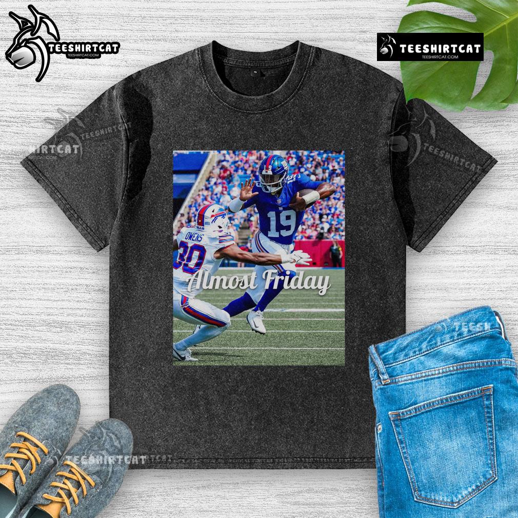 Official Almost Friday Jameis Heisman Washed T-Shirt featuring a stylish design for football fans and Jameis Winston supporters.