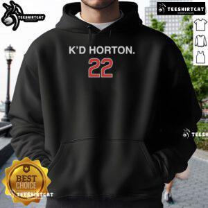 Alt Text: Official Cade Horton Chicago Cubs hoodie featuring KD Horton design, perfect for fans and casual wear.