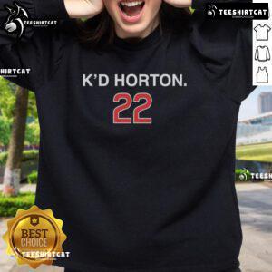 Official Cade Horton KD Horton 22 Chicago Cubs sweatshirt featuring team logo and vibrant colors for fans.