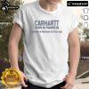 Official Carhartt Work In Progress Detroit Michigan 313 07621 061 T-Shirt