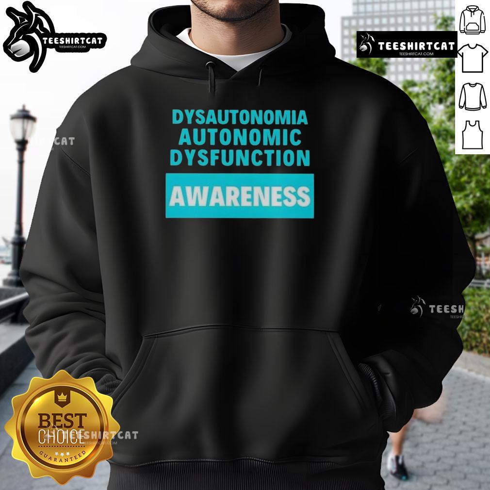 Stylish official Dysautonomia Autonomic Dysfunction Awareness hoodie featuring a vibrant design and comfortable fit.