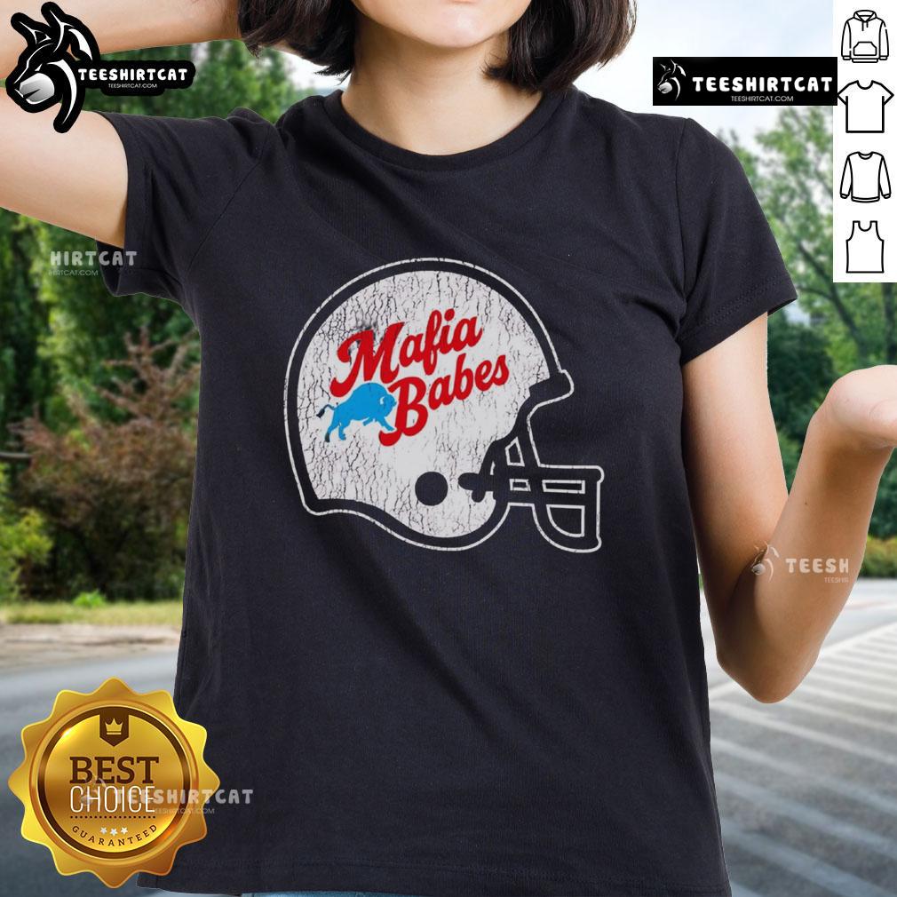 Official Mafia Babes 2025 Ladies Tee featuring stylish design and vibrant colors for fashionable women.