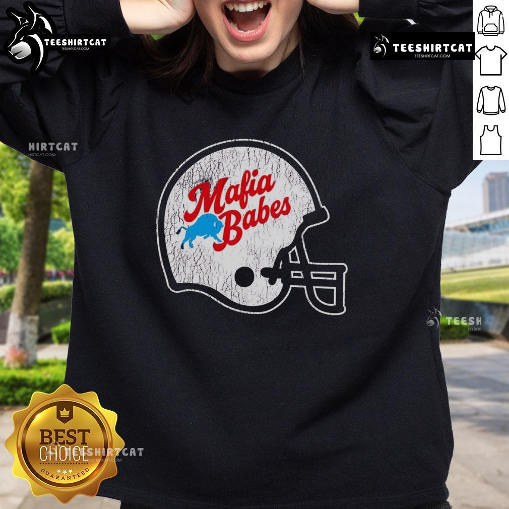 Official Mafia Babes 2025 Sweatshirt featuring bold logo design, perfect for stylish streetwear fans.
