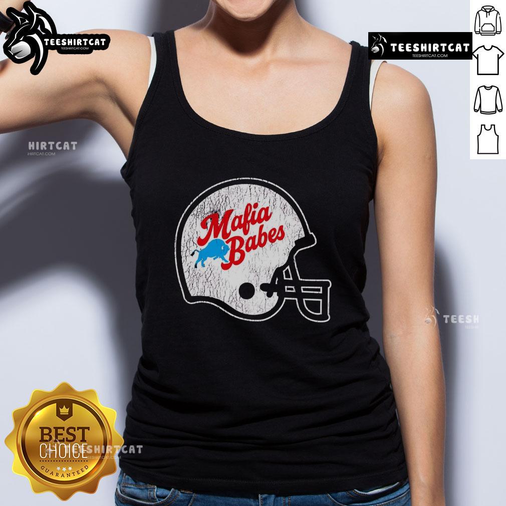 Alt Text: Official Mafia Babes 2025 tank top featuring bold graphics and a stylish design for trendy streetwear fashion.