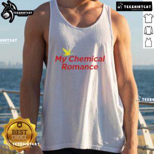 Official My Chemical Romance logo tank top featuring a bold design, perfect for fans of the iconic rock band.