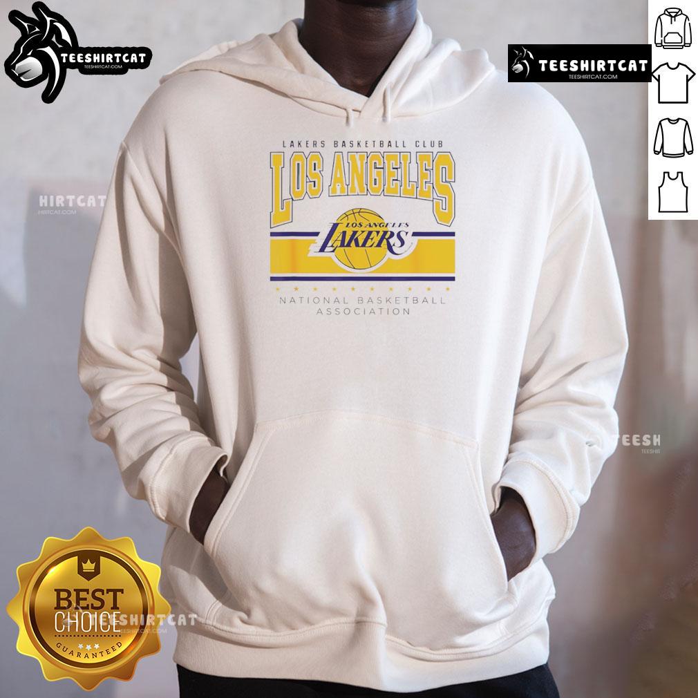 Official NBA Los Angeles Lakers Up Top Hoodie in purple featuring team logo, perfect for fans and casual wear.