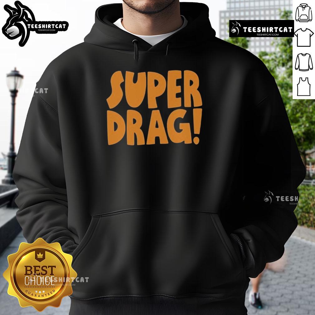 Alt Text: Official Schoolhouse Rock Superdrag hoodie featuring vibrant colors and iconic cartoon graphics, perfect for fans.