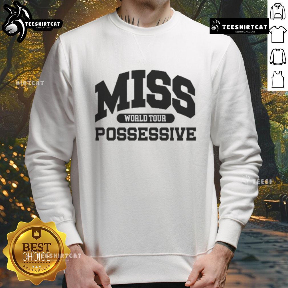 Official Tate McRae Miss Possessive World Tour Sweatshirt featuring stylish design and vibrant colors for fans.