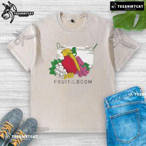 Original Fruits of the Boom washed t-shirt featuring vibrant colors and a stylish design, perfect for casual wear.