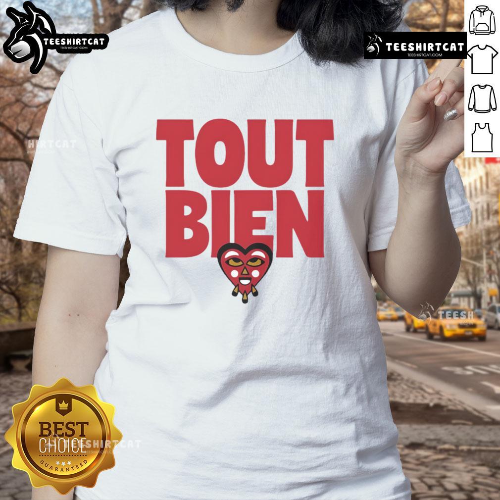 Original Tout Bien Ladies Tee featuring a stylish design with soft fabric, perfect for casual wear and everyday comfort.