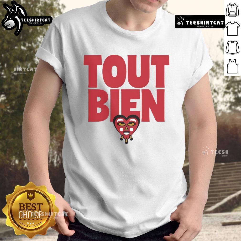 Original Tout Bien T-Shirt featuring vibrant colors and stylish design, perfect for casual wear and fashion enthusiasts.