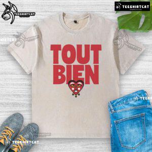 Original Tout Bien washed t-shirt featuring a relaxed fit and soft fabric in a stylish design for casual wear.