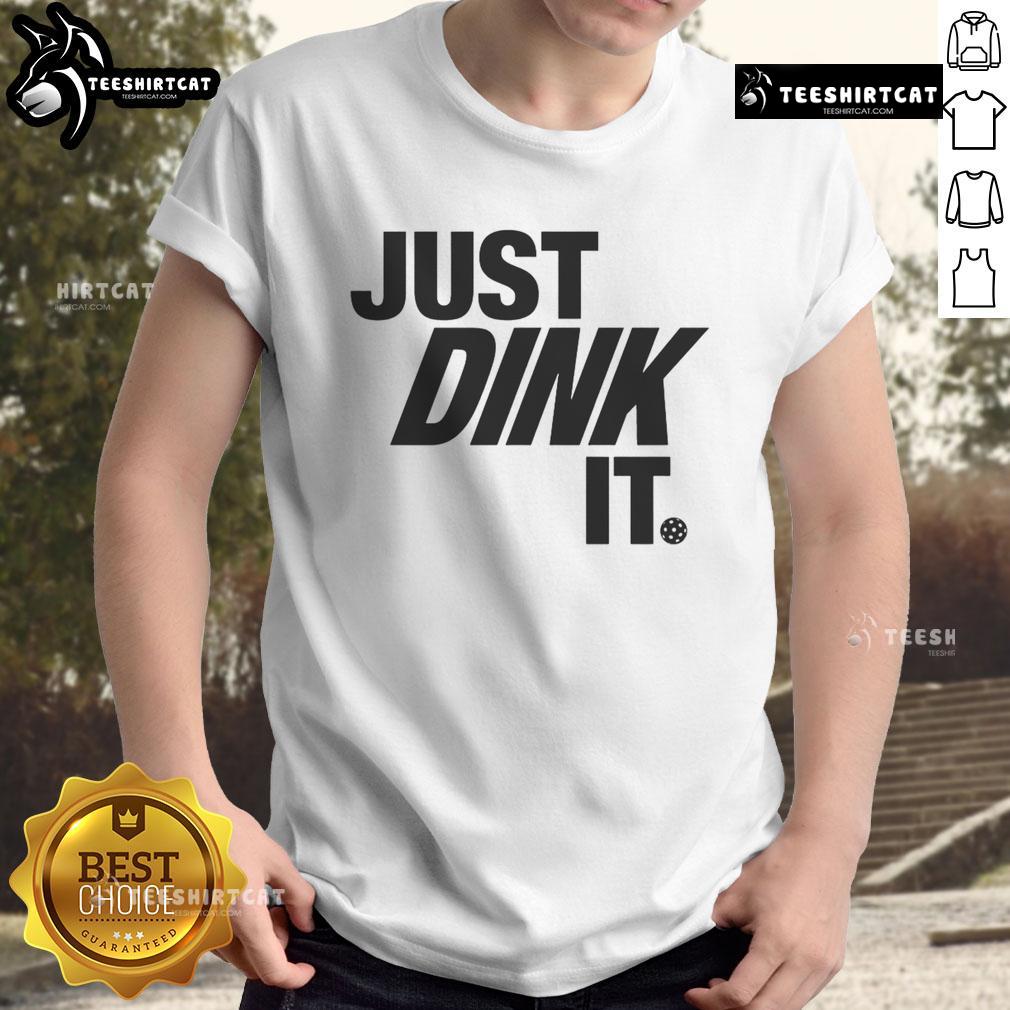 Premium Just Dink It Pickleball T-Shirt in vibrant colors, perfect for pickleball enthusiasts and casual wear.