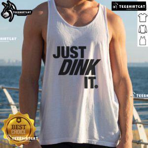 Premium Just Dink It Pickleball Tank Top featuring a stylish design, perfect for passionate pickleball players and enthusiasts.