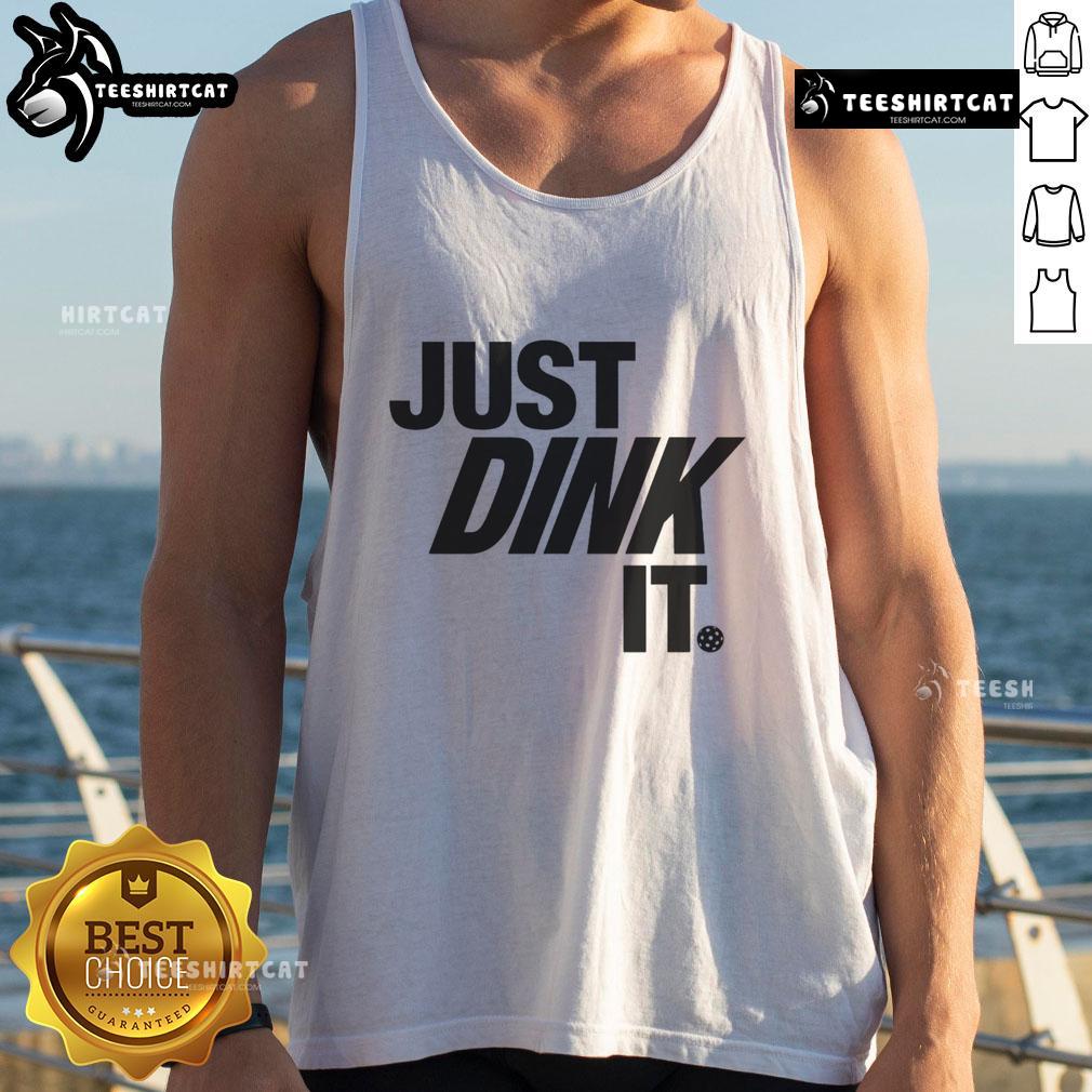 Premium Just Dink It Pickleball Tank Top featuring a stylish design, perfect for passionate pickleball players and enthusiasts.