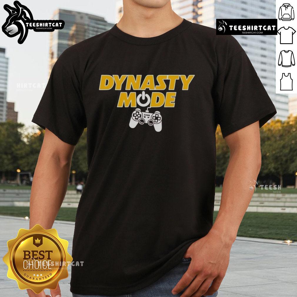 Alt Text: Premium Kansas City Chiefs Dynasty Mode T-Shirt featuring bold team logo and vibrant colors for ultimate fan style.